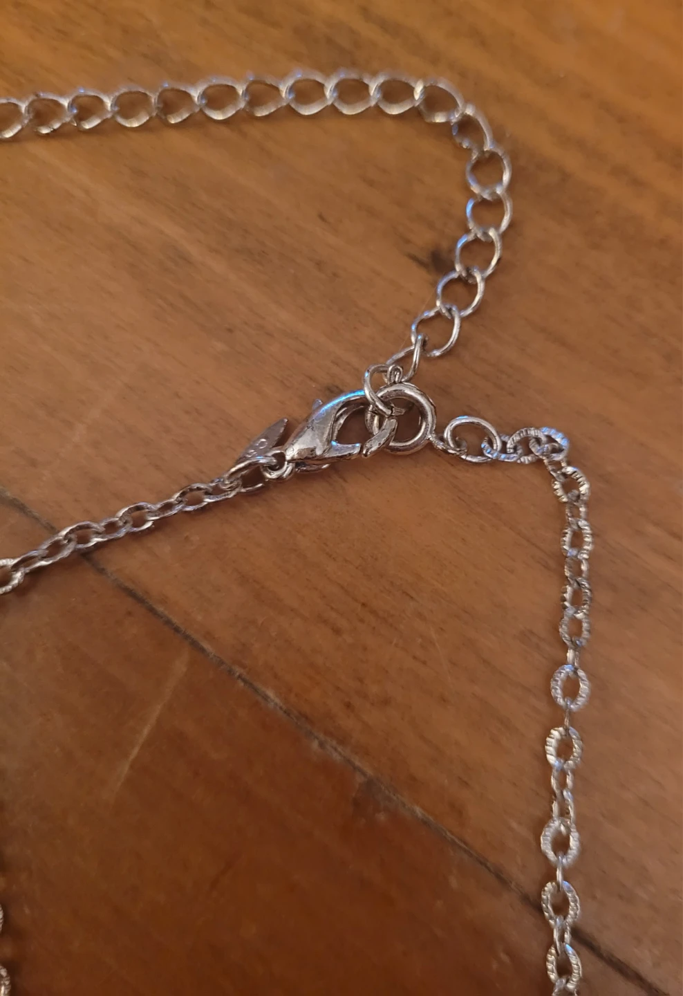 Silver and blue necklace and earrings - photo 5