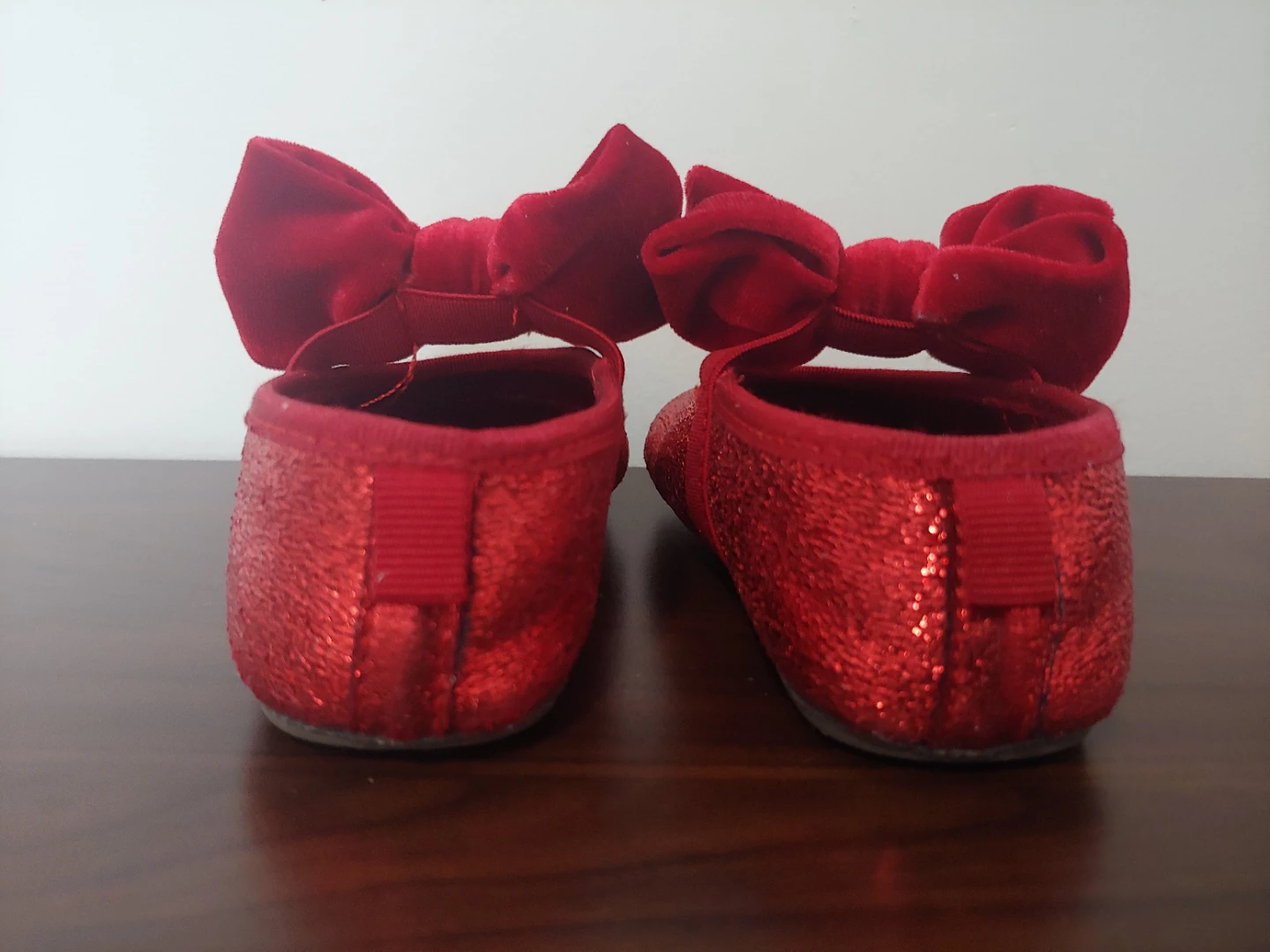 Red Glitter Bow Flats - toddler 23 - photo 2