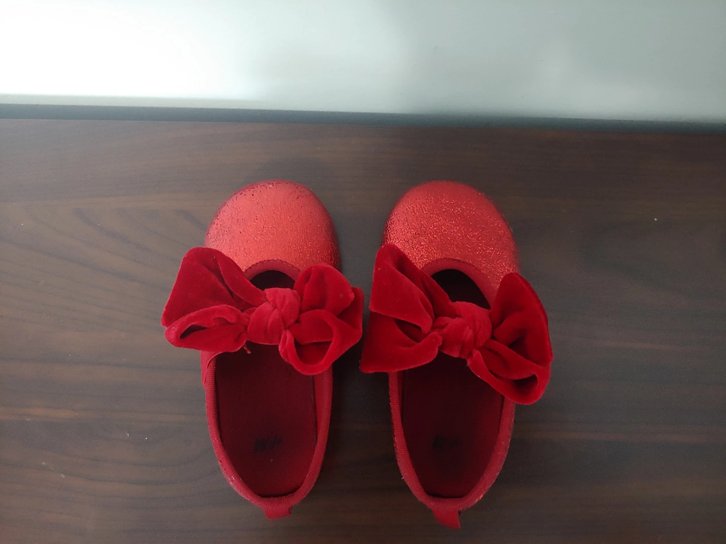 Red Glitter Bow Flats - toddler 23 - photo 4