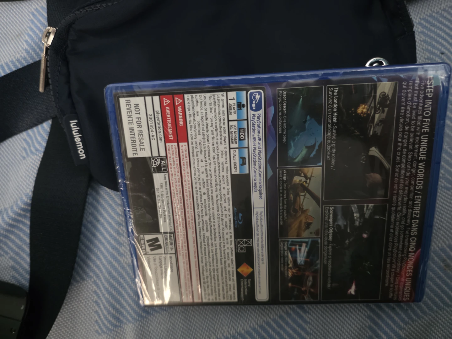 Unopened ps4 VR VR worlds game - photo 2
