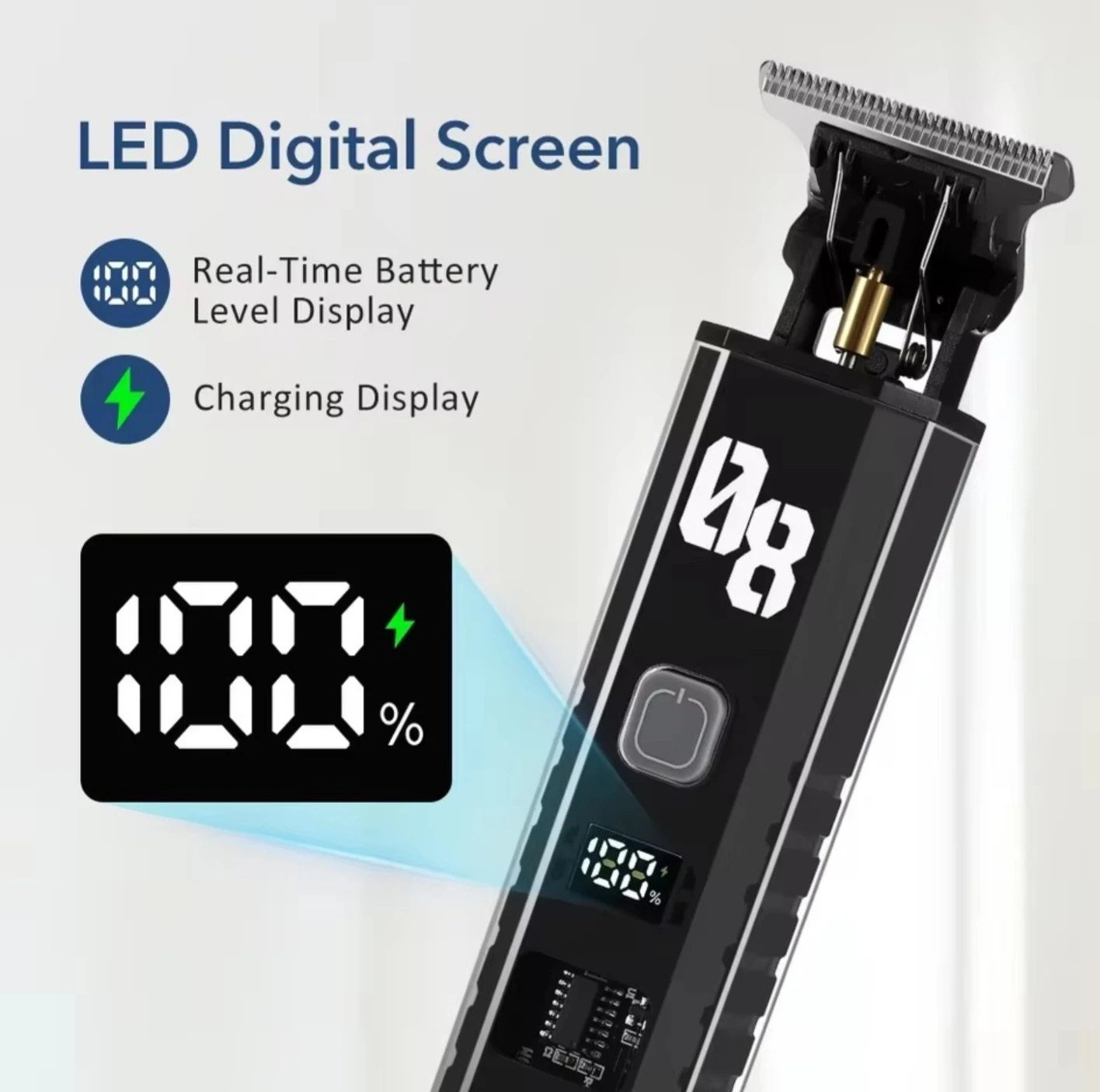 Professional Hair Clipper with 4 Limit Combs - photo 2