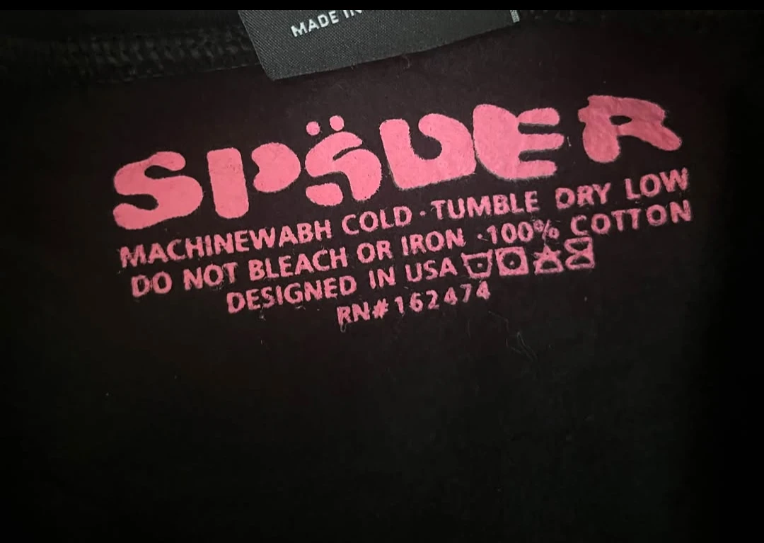 SP5DER Pink Spiderweb Hoodie - photo 4