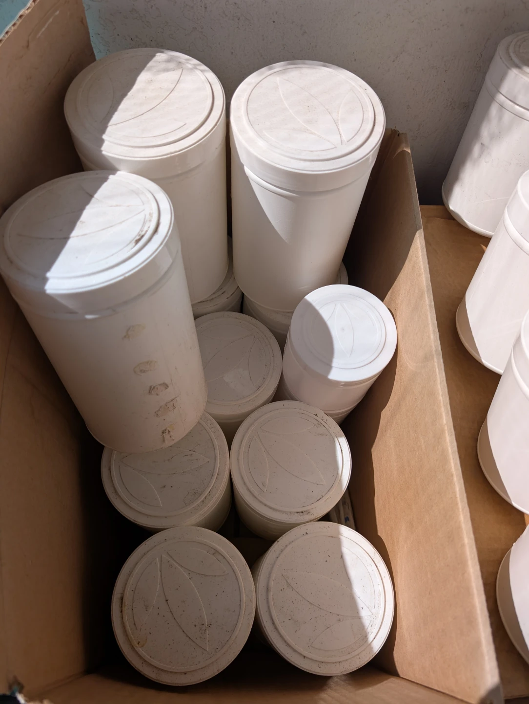 White Storage Containers (Set of 23) - photo 2