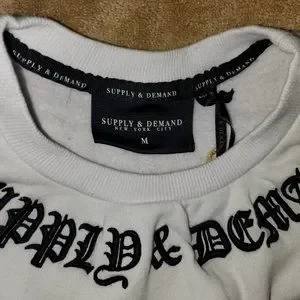 Supply & Demand White Snake Graphic Sweatshirt Size M - photo 4