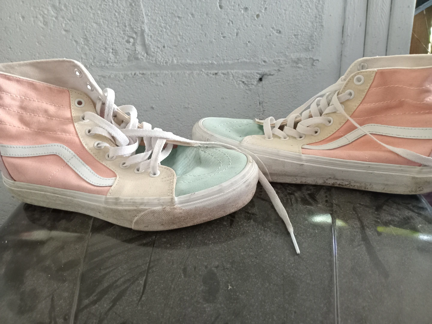 Vans Sk8-Hi Colour Block High Top Sneakers - 11 - photo 2