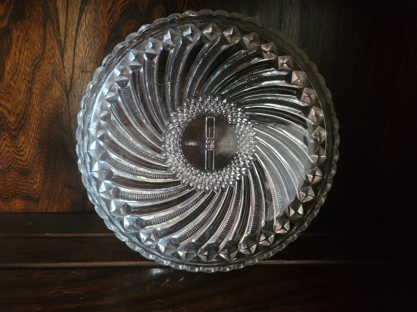 Clear Glass Serving Platter
