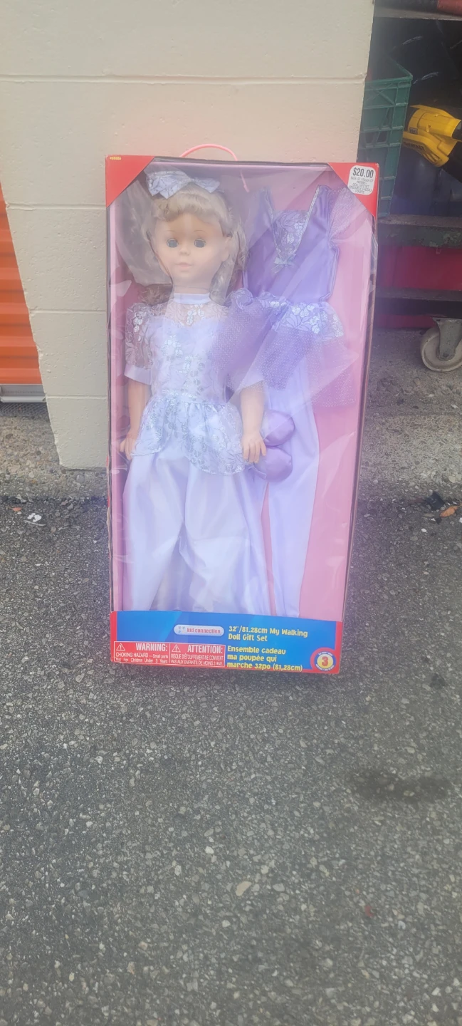 Kid Connection 32" My Walking Doll Gift Set