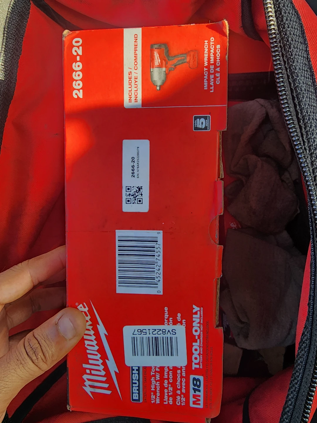 Milwaukee M18 & M12 combo set with batteries - photo 2