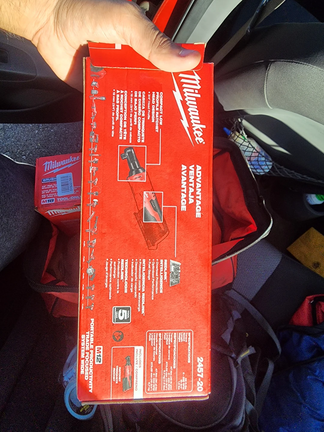 Milwaukee M18 & M12 combo set with batteries - photo 5