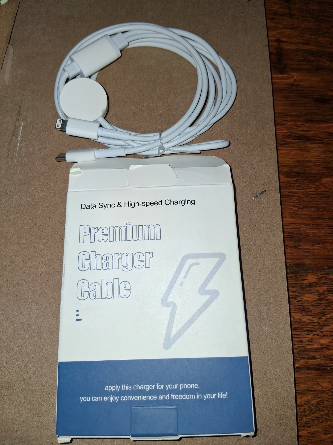 IPhone dual phone/apple watch Charger Cable C-type Connector