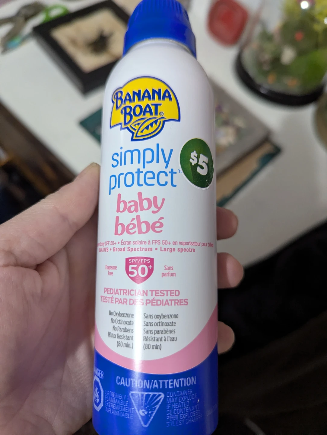 Banana Boat Simply Protect Baby Sunscreen Spray SPF 50+