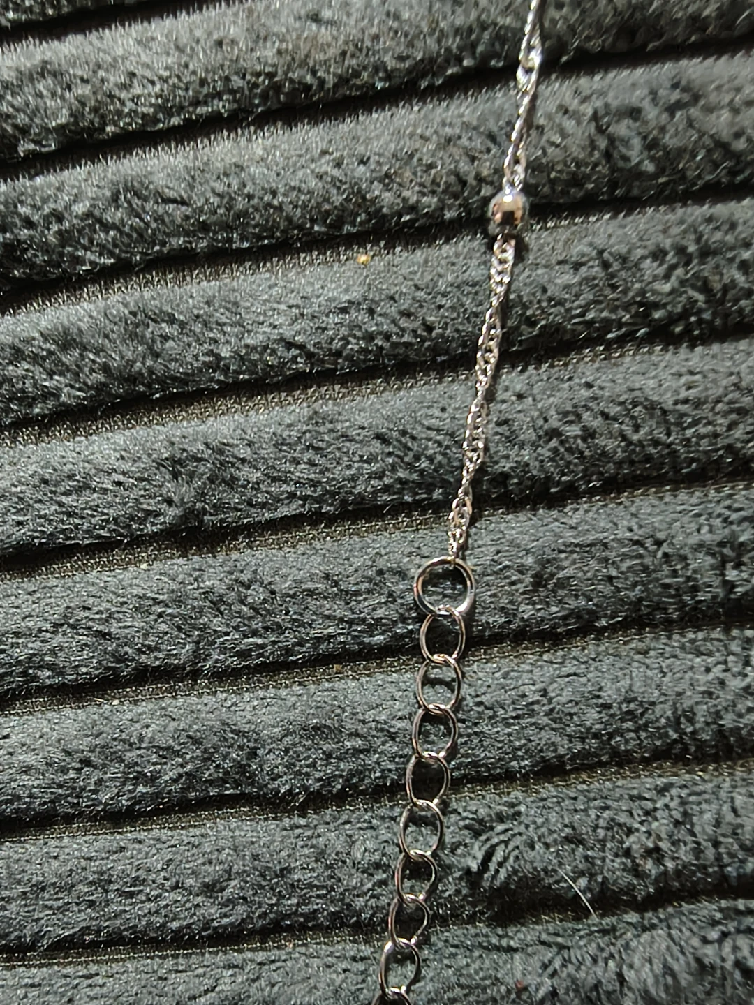 Silver-tone Chain Bracelet with Beads - photo 4