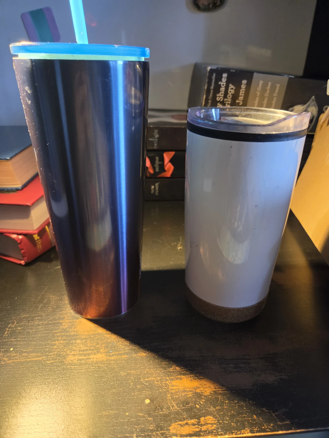 Stainless Steel Tumbler with Straw