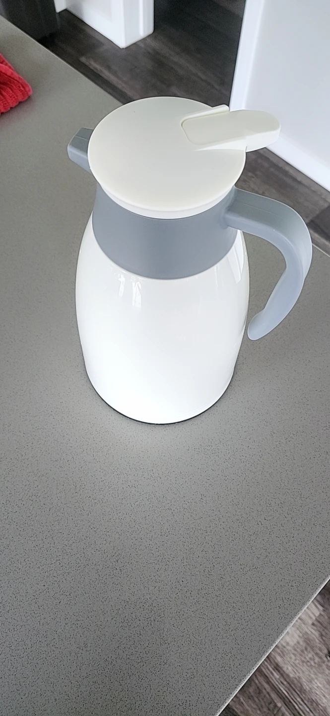 White and Grey Thermal Carafe
