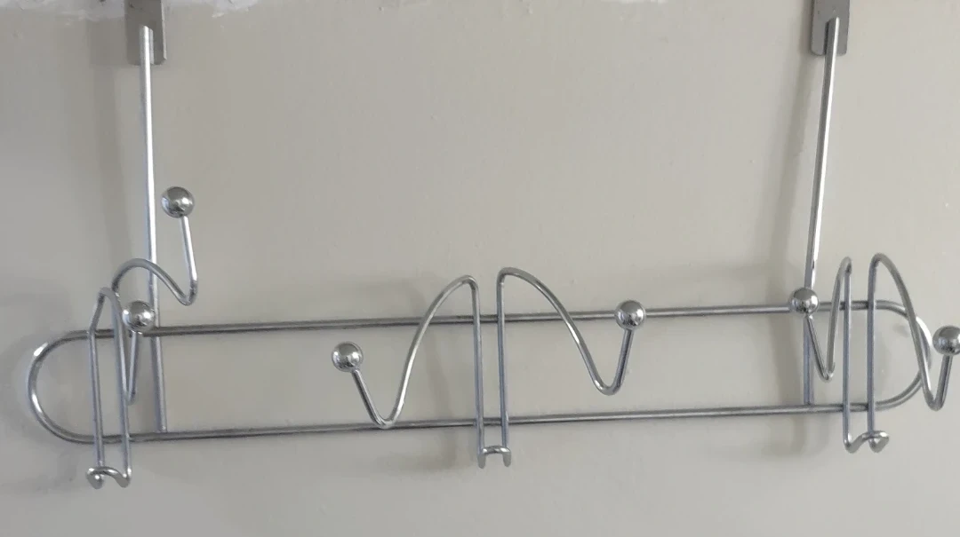Over-the-door metal  hook racks sets of 3) - photo 2