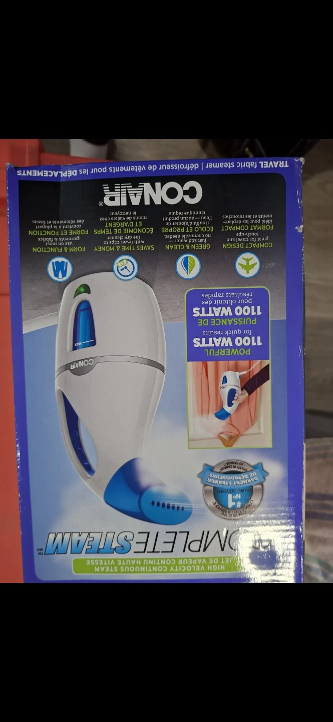 Conair Complete Steam Travel Fabric Steamer - photo 2