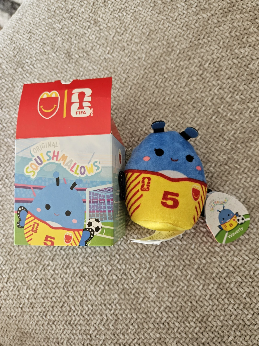 3x Squishmallow McDonalds FIFA Plush Winnie Waverly Jim - photo 4