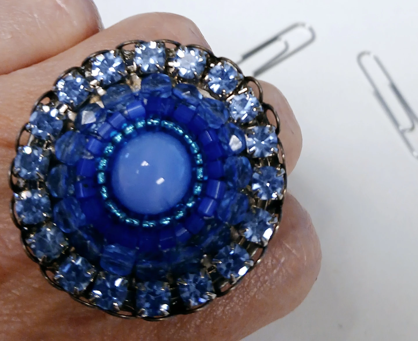 Statement Rings with Blue Gemstones - photo 3
