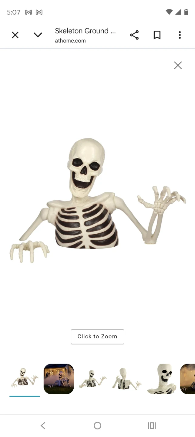 Pumpkin Hollow Ground Breaking Skeleton - photo 2