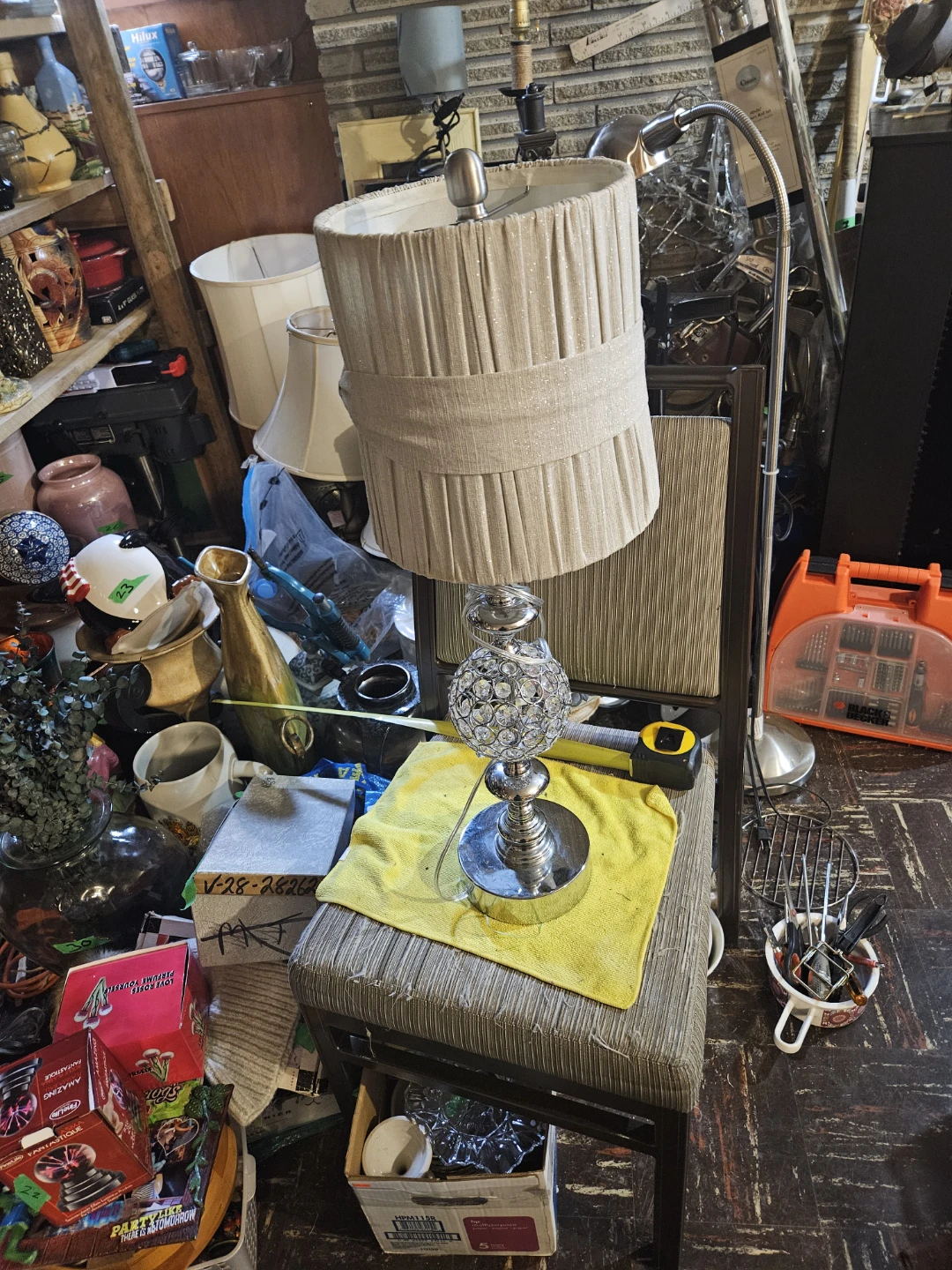 Crystal Ball Accent Table Lamp - photo 2
