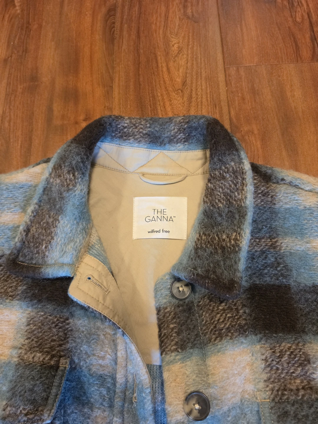 THE GANNA Wilfred Free Plaid Flannel Shirt Jacket - photo 3