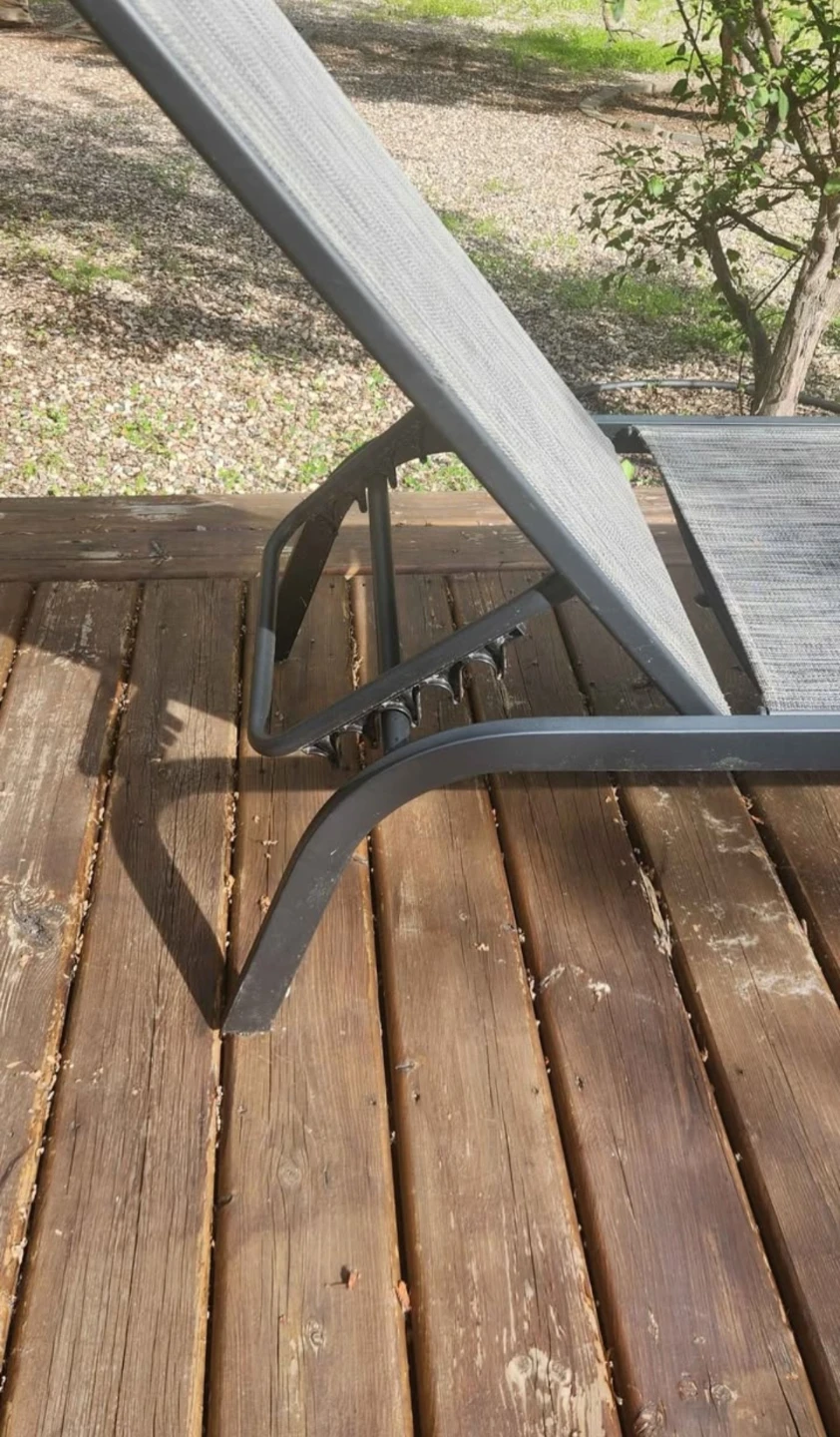 Grey Outdoor Chaise Lounge Chair - photo 2