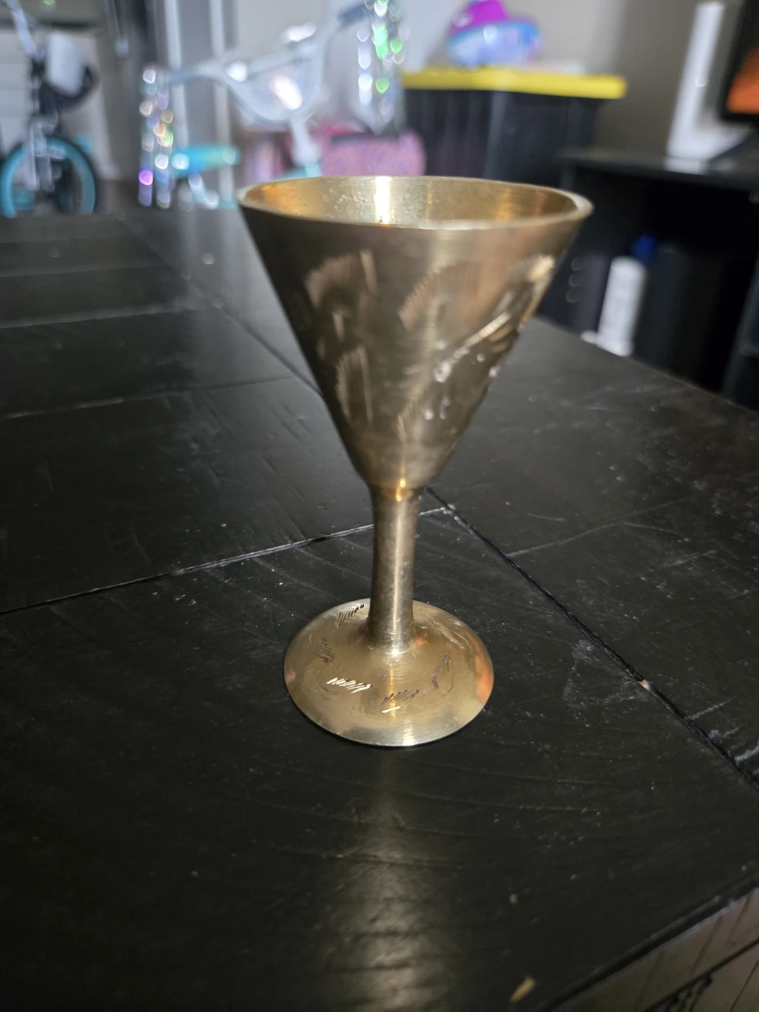 Antique Alter Chalice hand chiseled from India