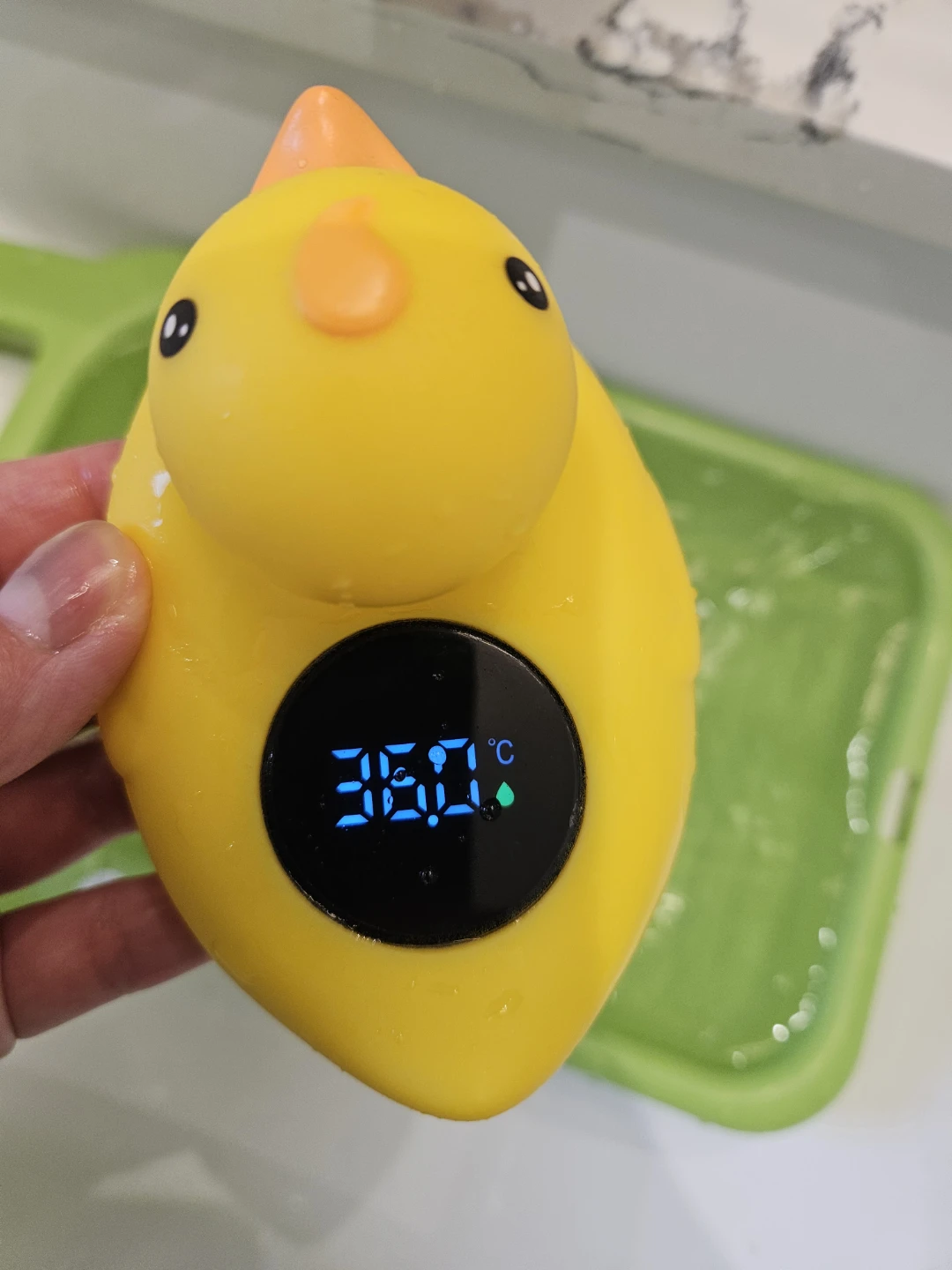 Infant Digital Thermometer - Yellow Rubber Duck Bath Toy