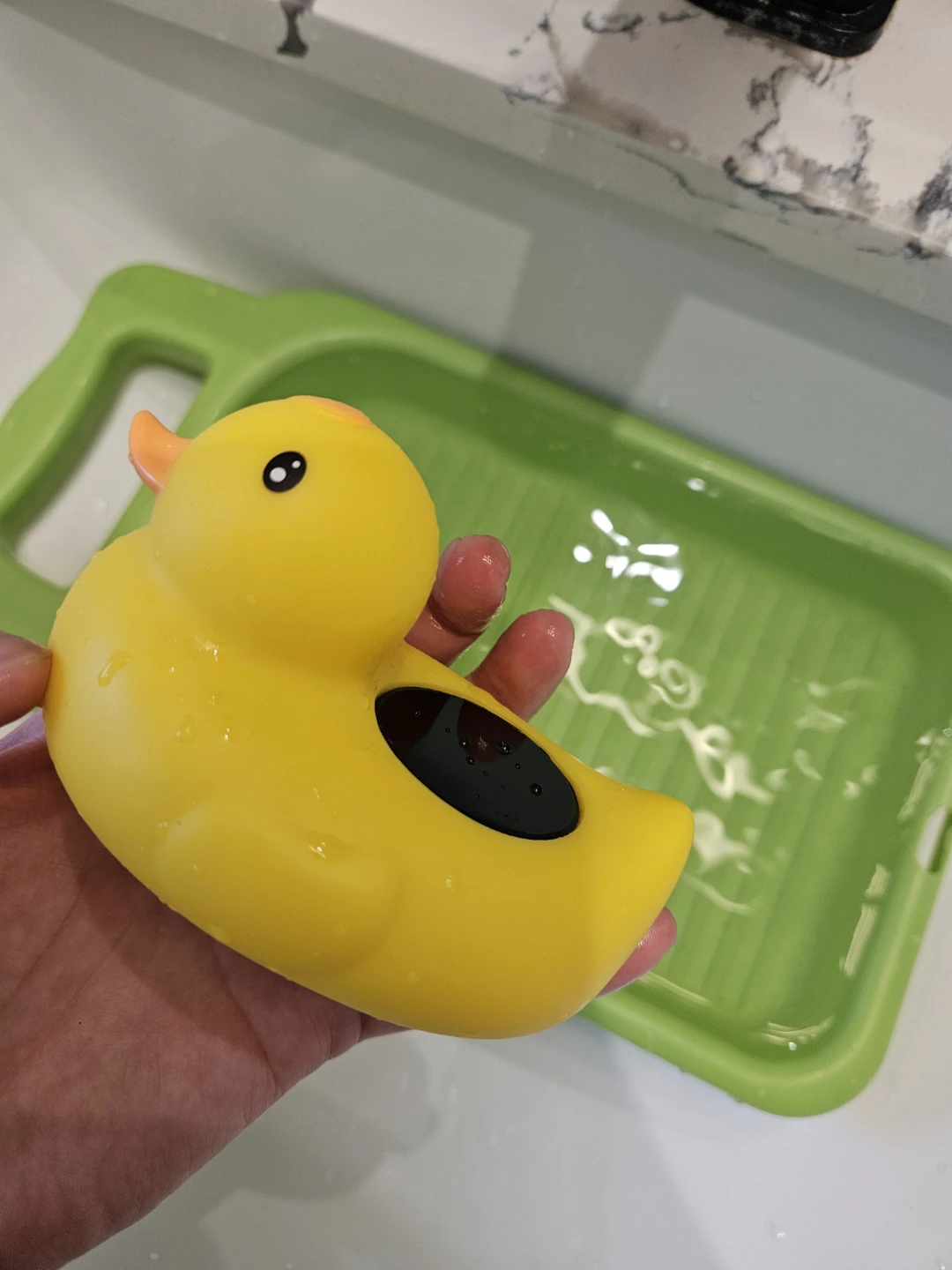 Infant Digital Thermometer - Yellow Rubber Duck Bath Toy - photo 5