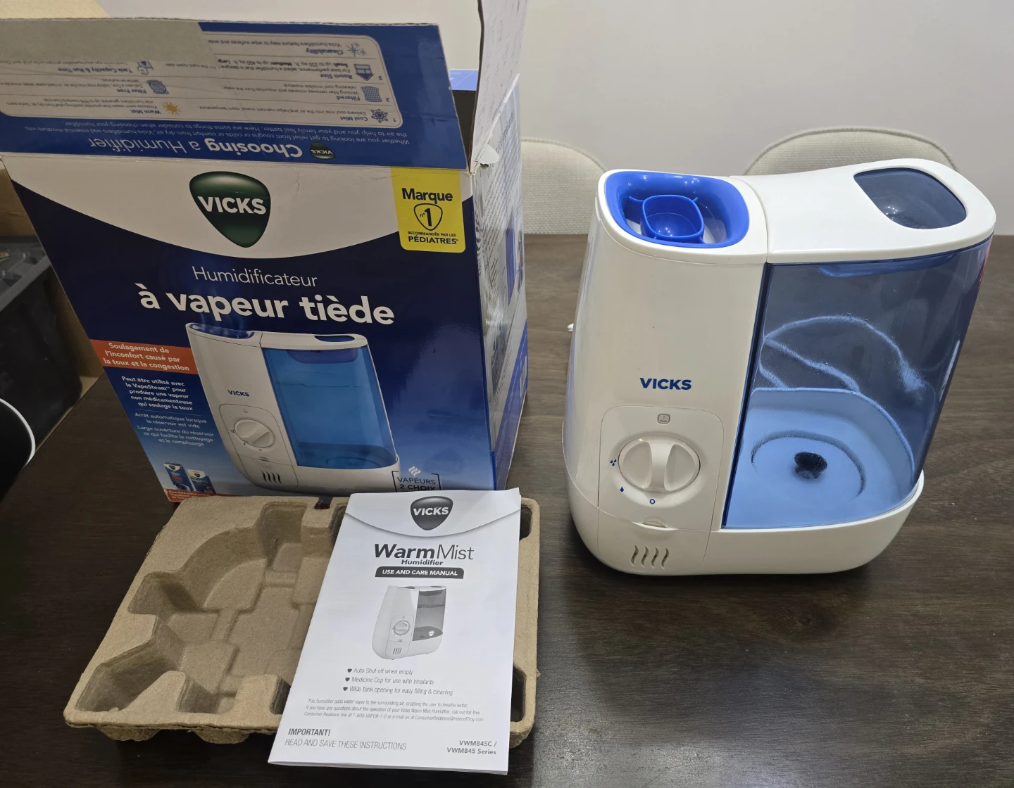 Vicks Warm Mist Humidifier (Used 2 Months) - photo 2