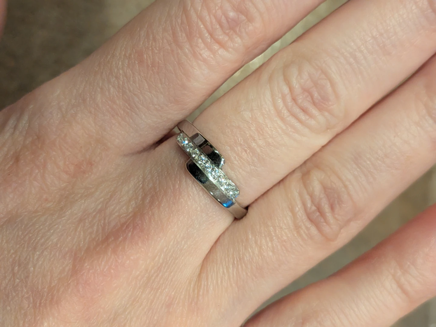 SS and Cubic Zirconia Ring - photo 4