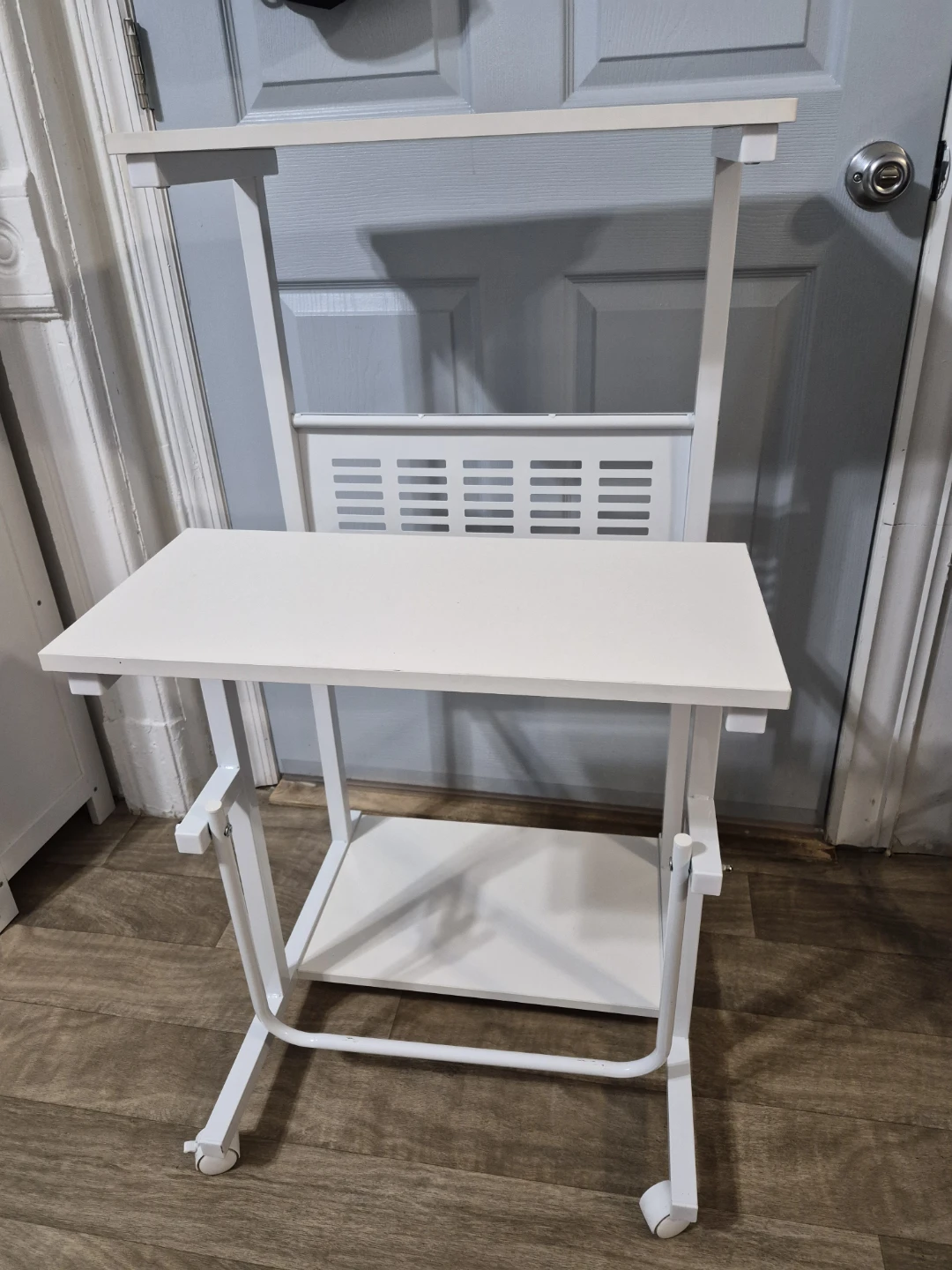 White Rolling Utility Cart
