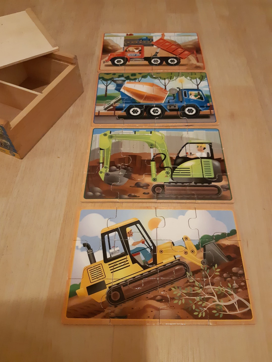 Melissa & Doug 4-Piece Wooden Construction Puzzles - photo 5