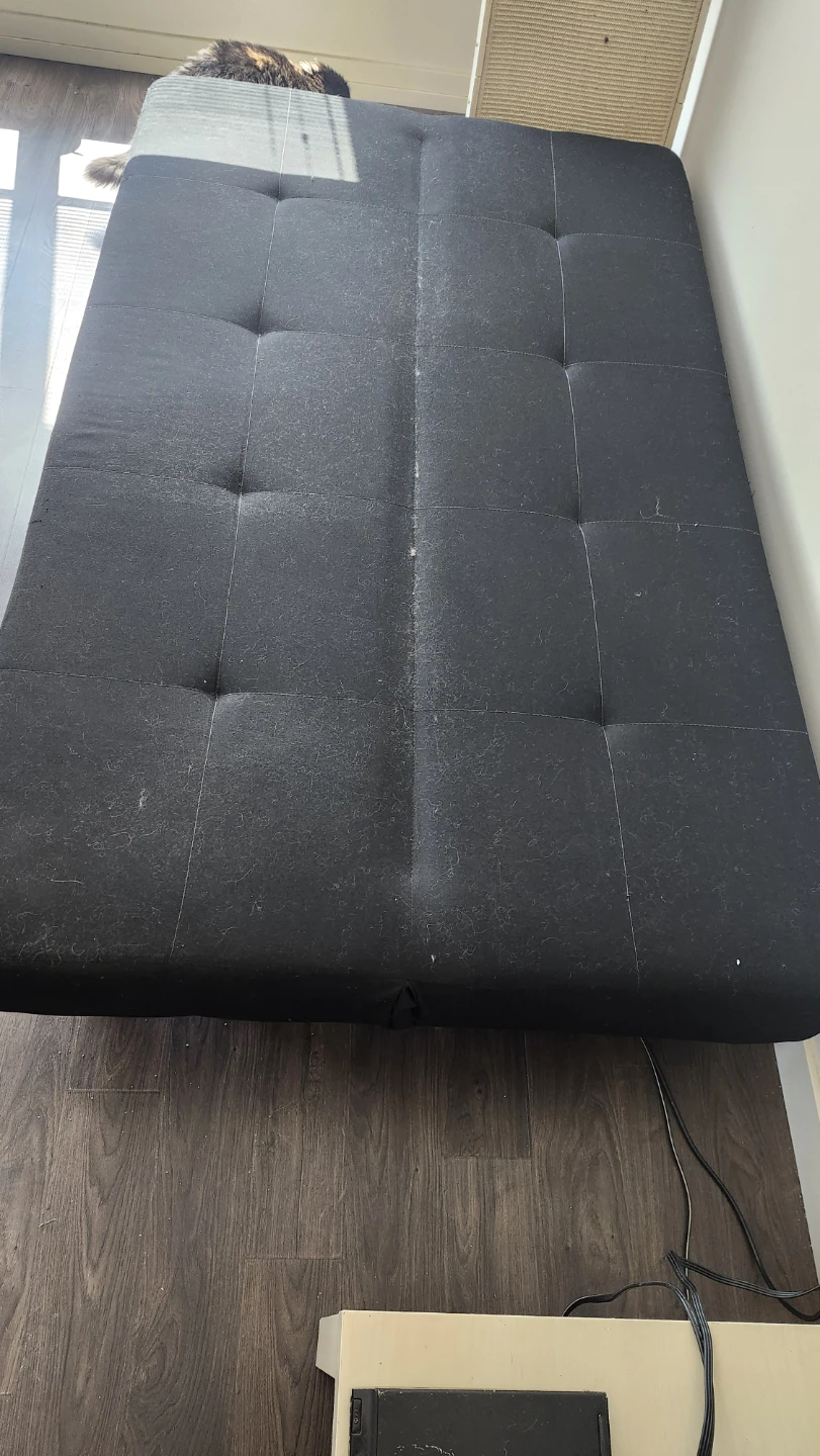 Black Futon Sofa Bed - photo 3