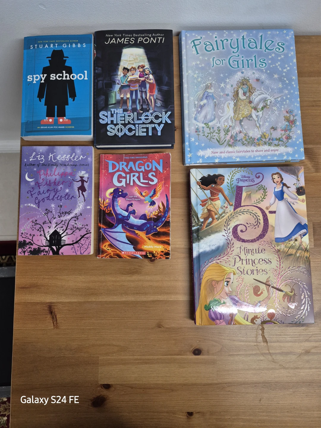 Bundle of 6 Children's Books: Spy School, Dragon Girls & More