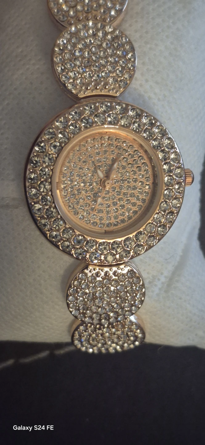 Fashion Nova Crystal Embellished Watch - photo 3
