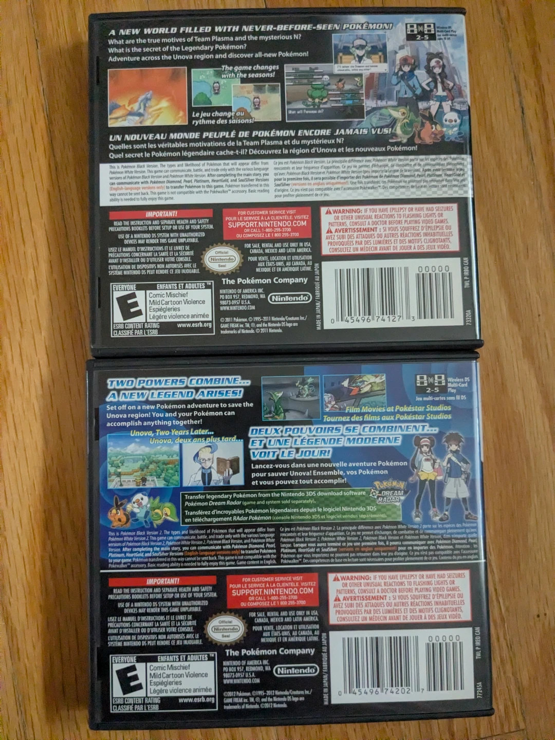 Nintendo DS Pokémon Black & Black 2 Version Games - photo 2