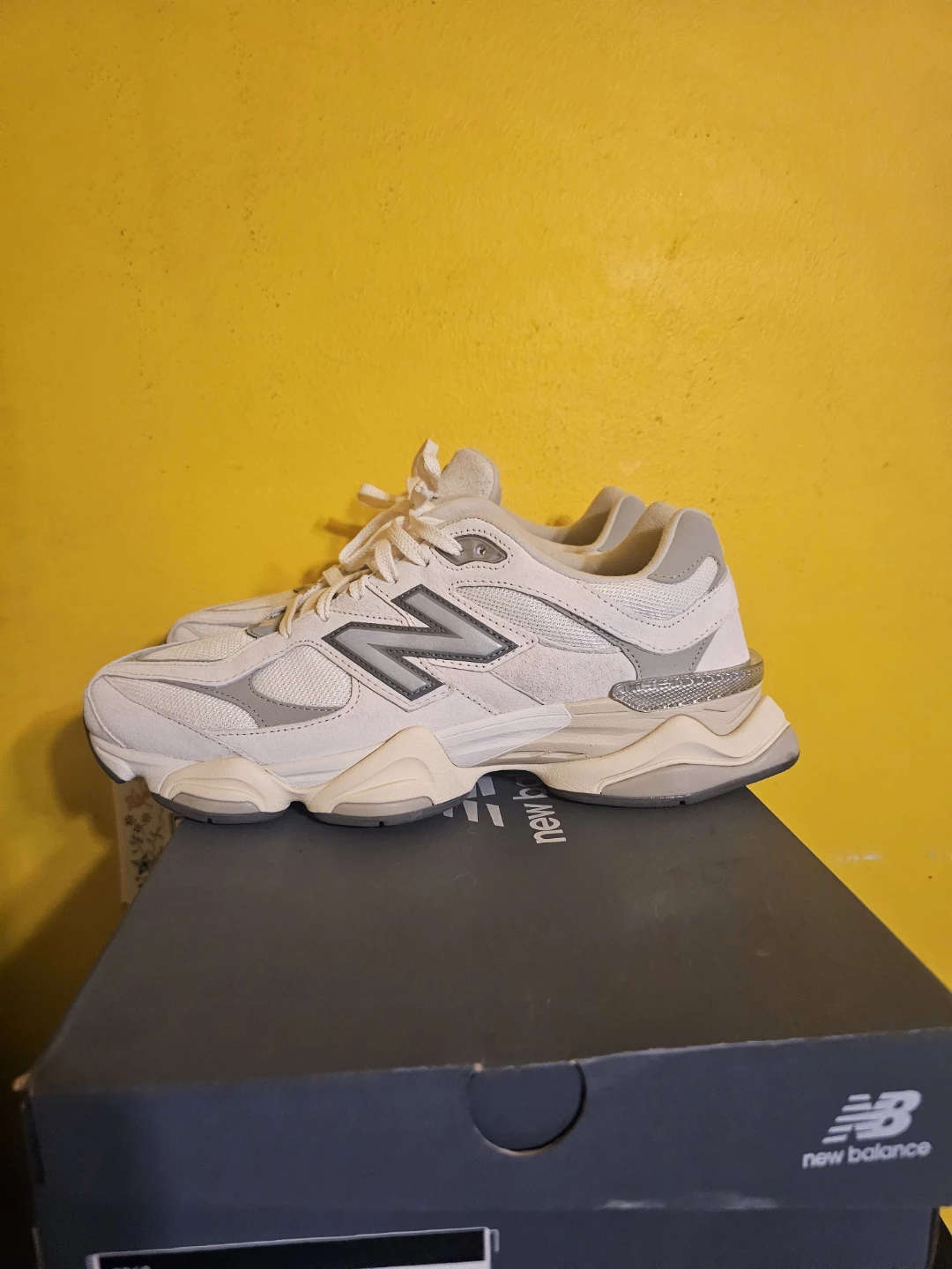 New Balance 9060 Lifestyle Sneakers White Grey - photo 2