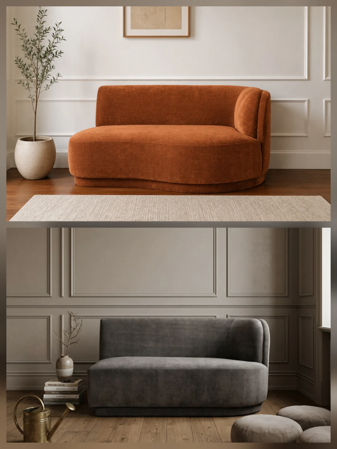 Moe's Brand New in Box Yoon Chaise Lounge