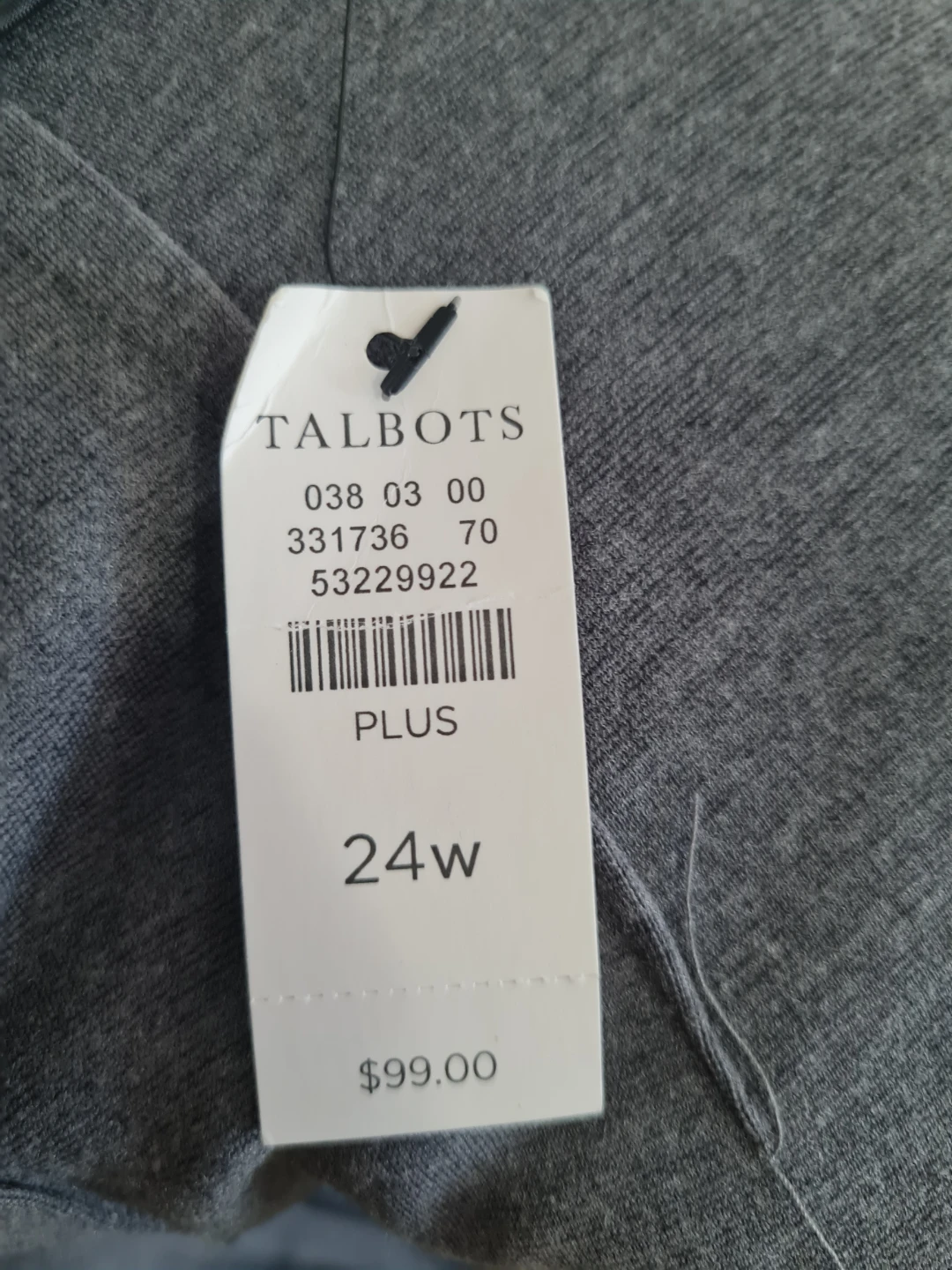 Talbots Plus Grey Skirt Size 24W - photo 2
