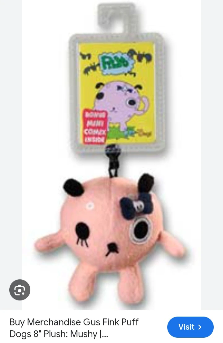 Gus Fink Puff Dogs Plush Clip-Ons - photo 3