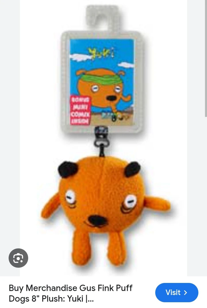 Gus Fink Puff Dogs Plush Clip-Ons - photo 4