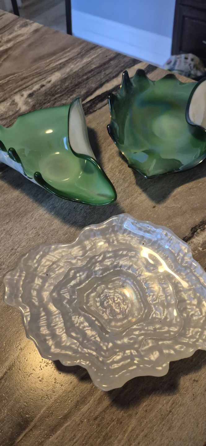 Beach themed decorative glass bowls - photo 2