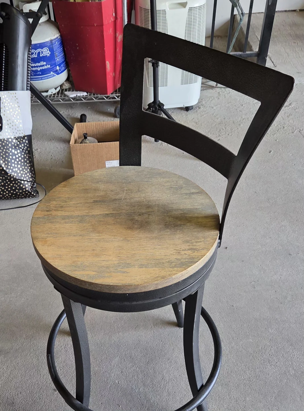 Revolving high chair - Metal - photo 2