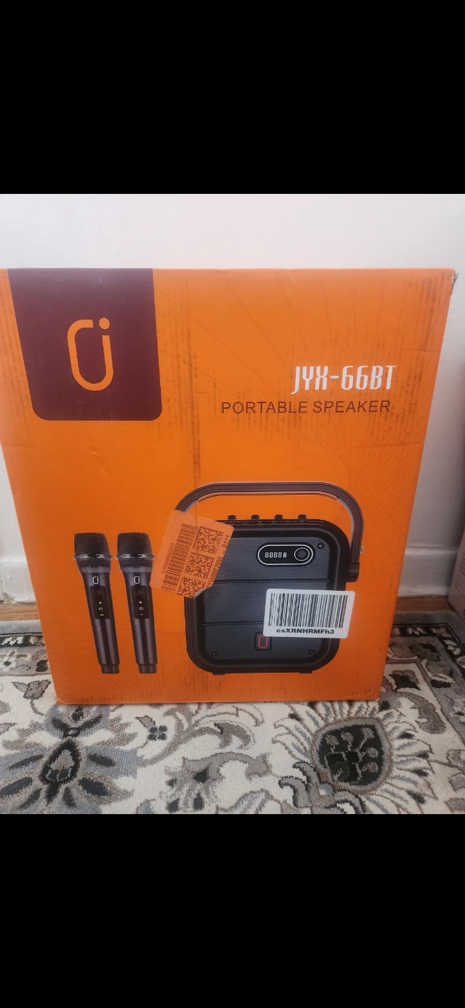 JYX-66BT Portable Speaker with 2 Microphones