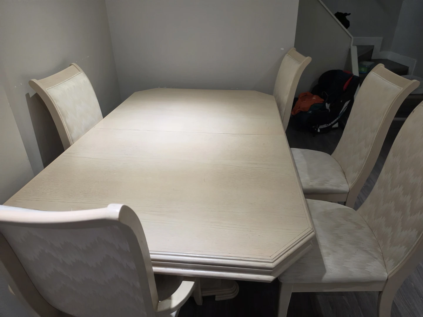 Wooden Dining Table Set – 6 Chairs Included - photo 4
