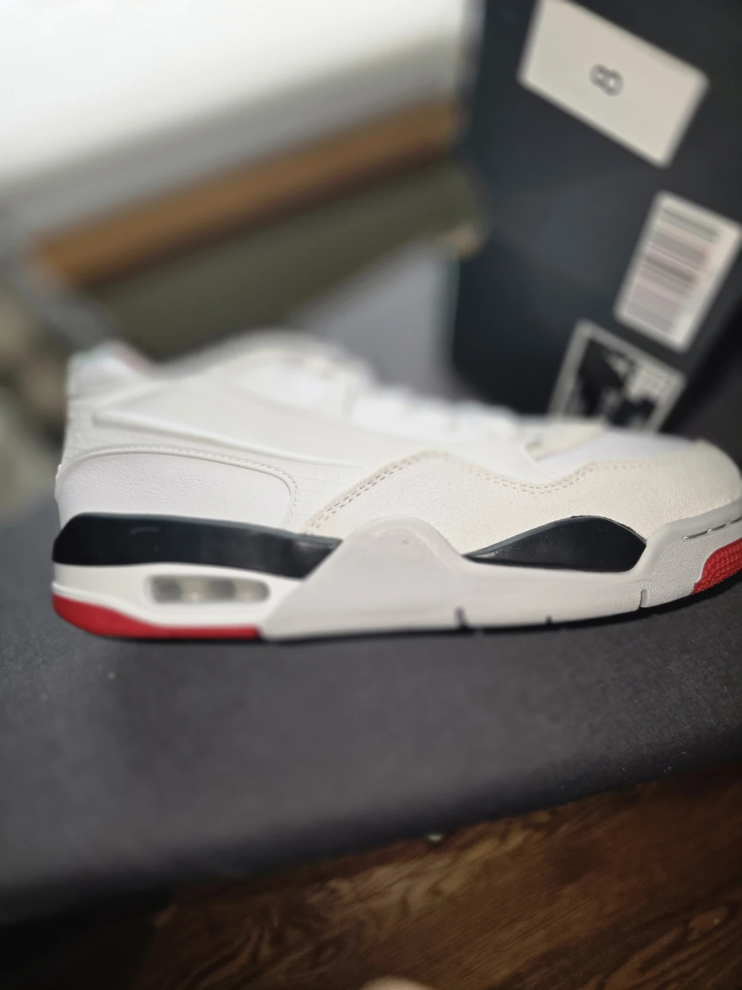 7.5 W/ 6Y - Air Jordan 4 RM (GS) White/Varsity Red-Black ( NEW) - photo 4
