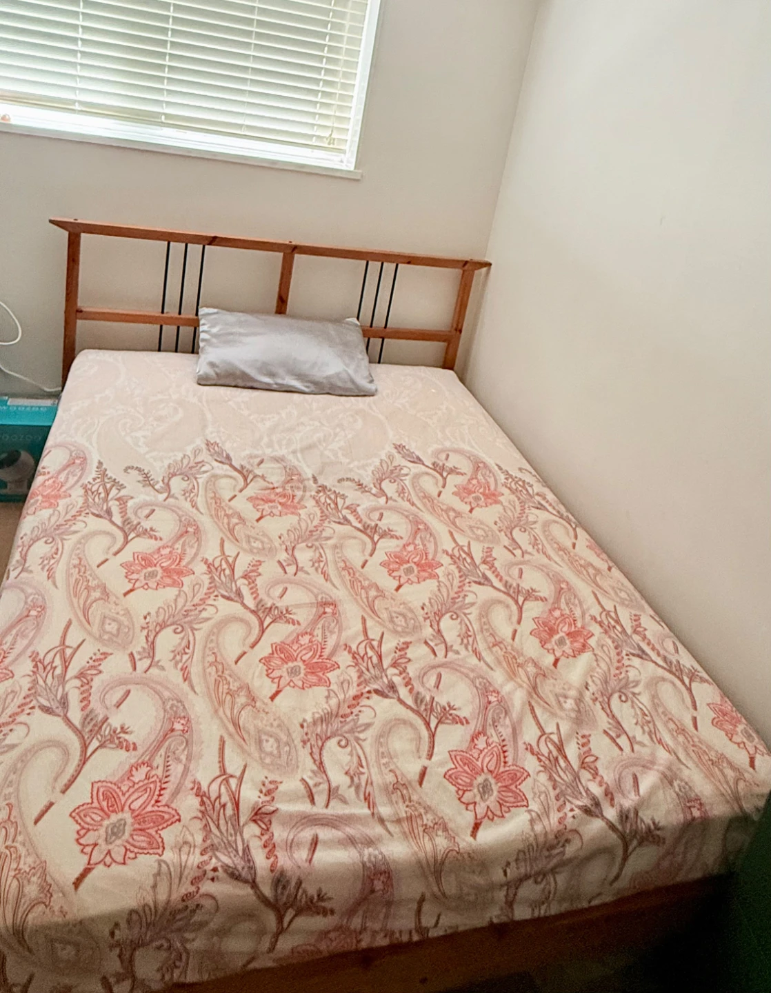 Ikea Queen Bed Frame with Mattress