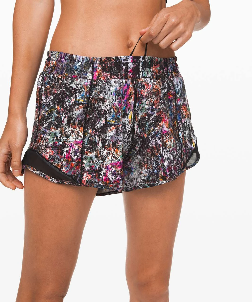 lululemon athletica Multicolor Abstract Print Athletic Shorts - photo 4