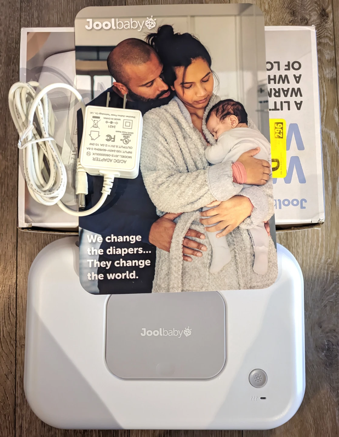 JoolBaby Wipe Warmer with LED Night Light